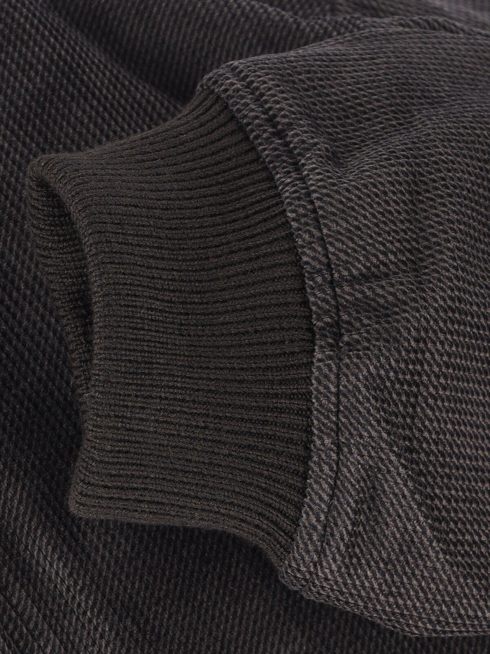 Our Legacy Brown Cropped Textured Corduroy Jacket Zwart