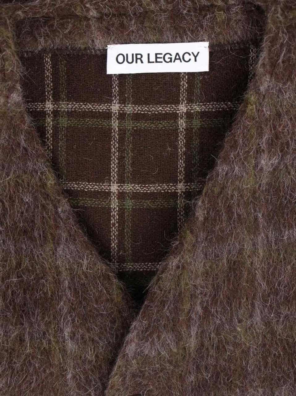 Our Legacy Plaid Cardigan – Brown Bruin