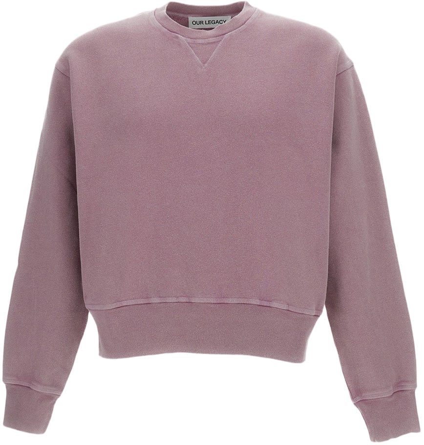 Our Legacy Pink Cotton Crewneck Sweatshirt Roze