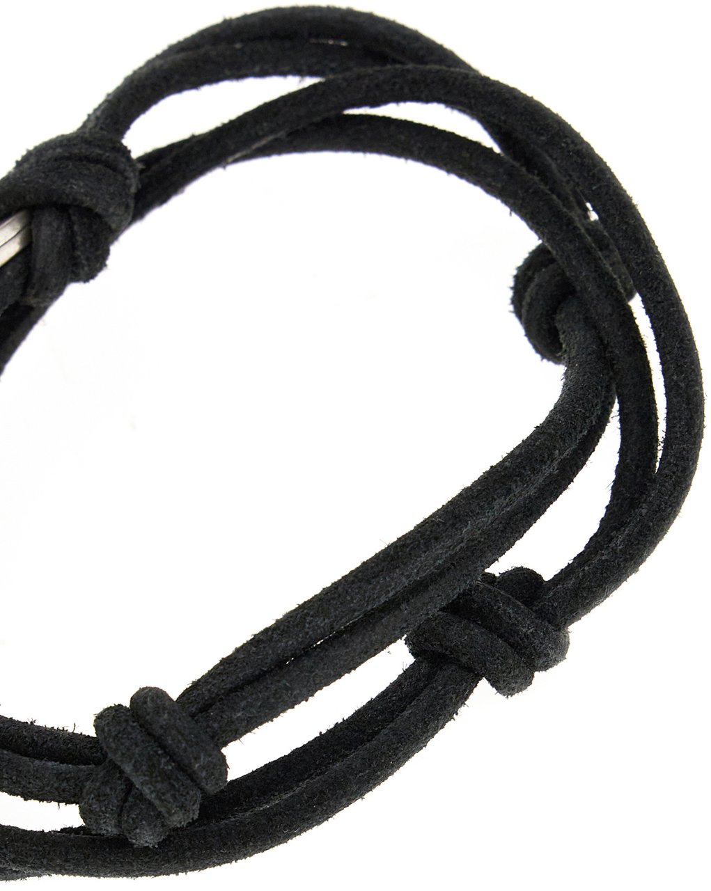 Our Legacy Our Legacy Black cotton bracelet Zwart