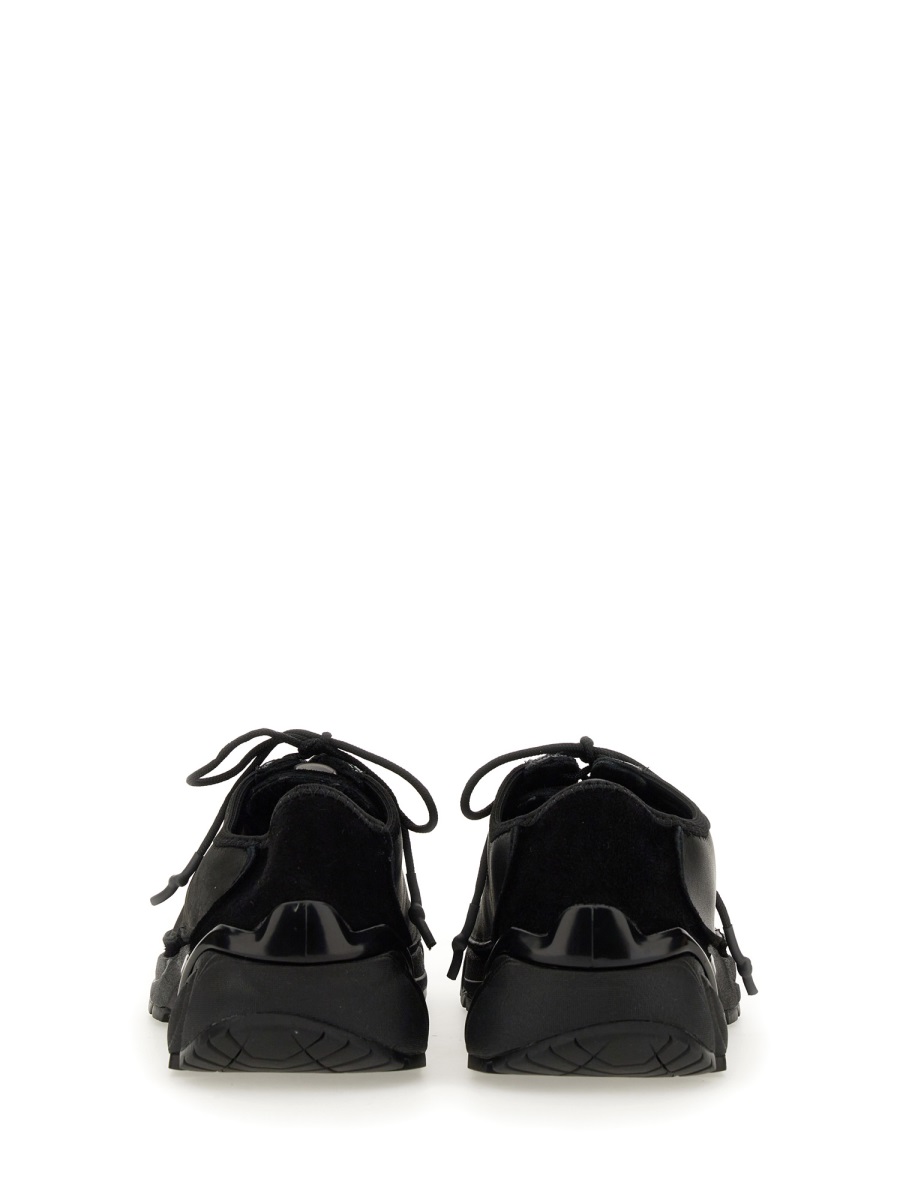 Our Legacy Black Klove Low-Profile Leather Sneakers Zwart