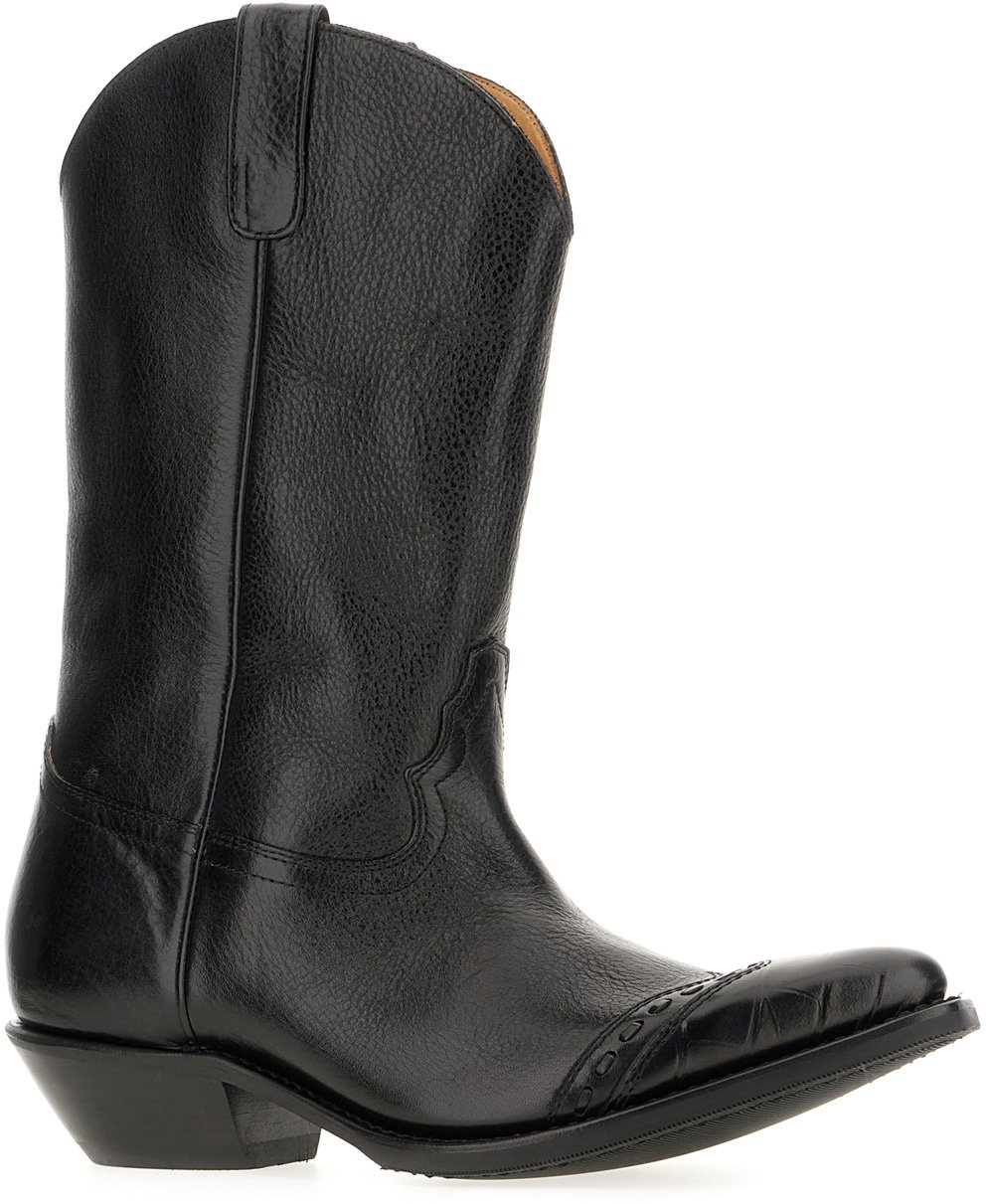 Our Legacy Our Legacy Black leather boots Zwart