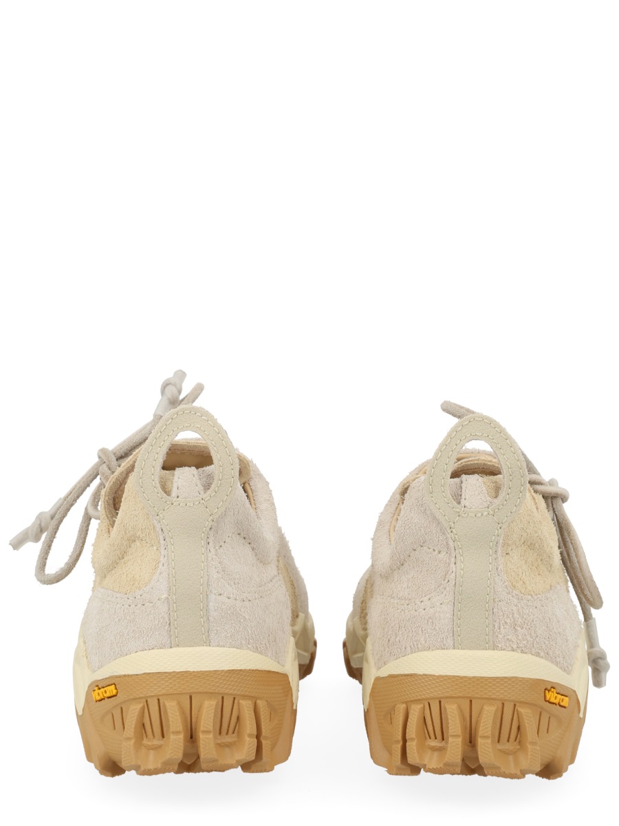 Our Legacy Gabe Cow Leather Textured Sneakers Neutraal