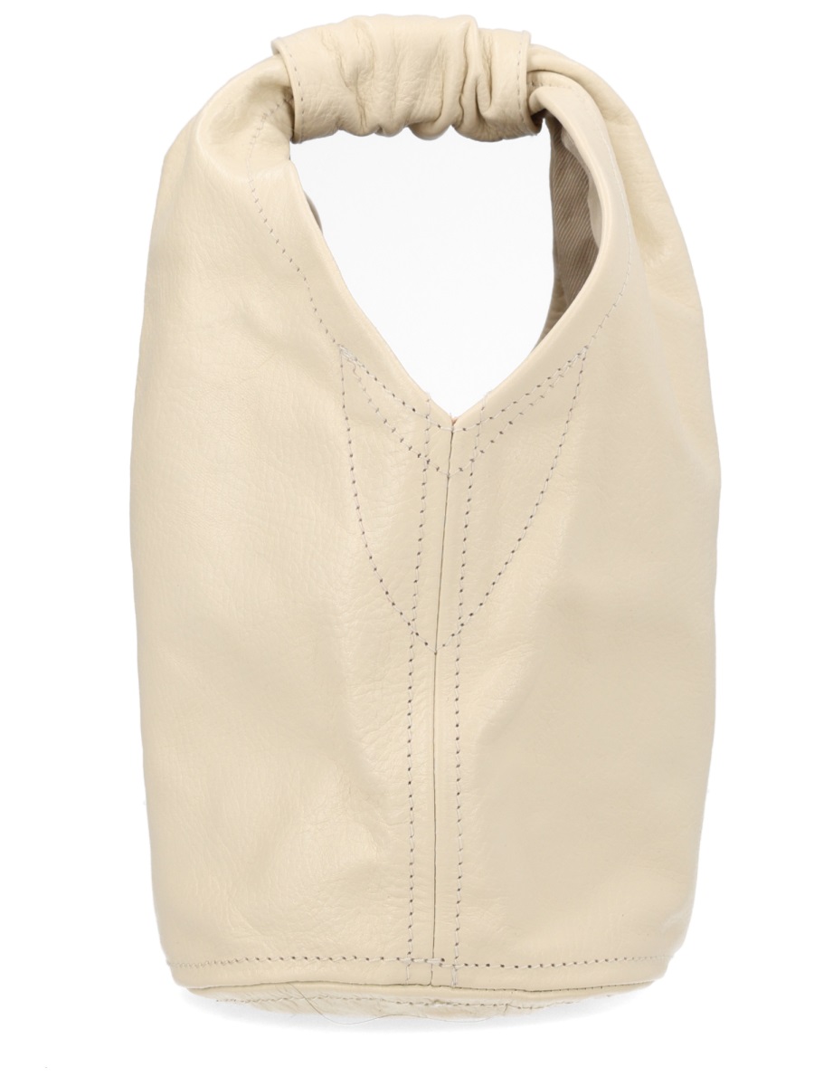 Our Legacy Fofinho Drip Calfskin Handbag Neutraal