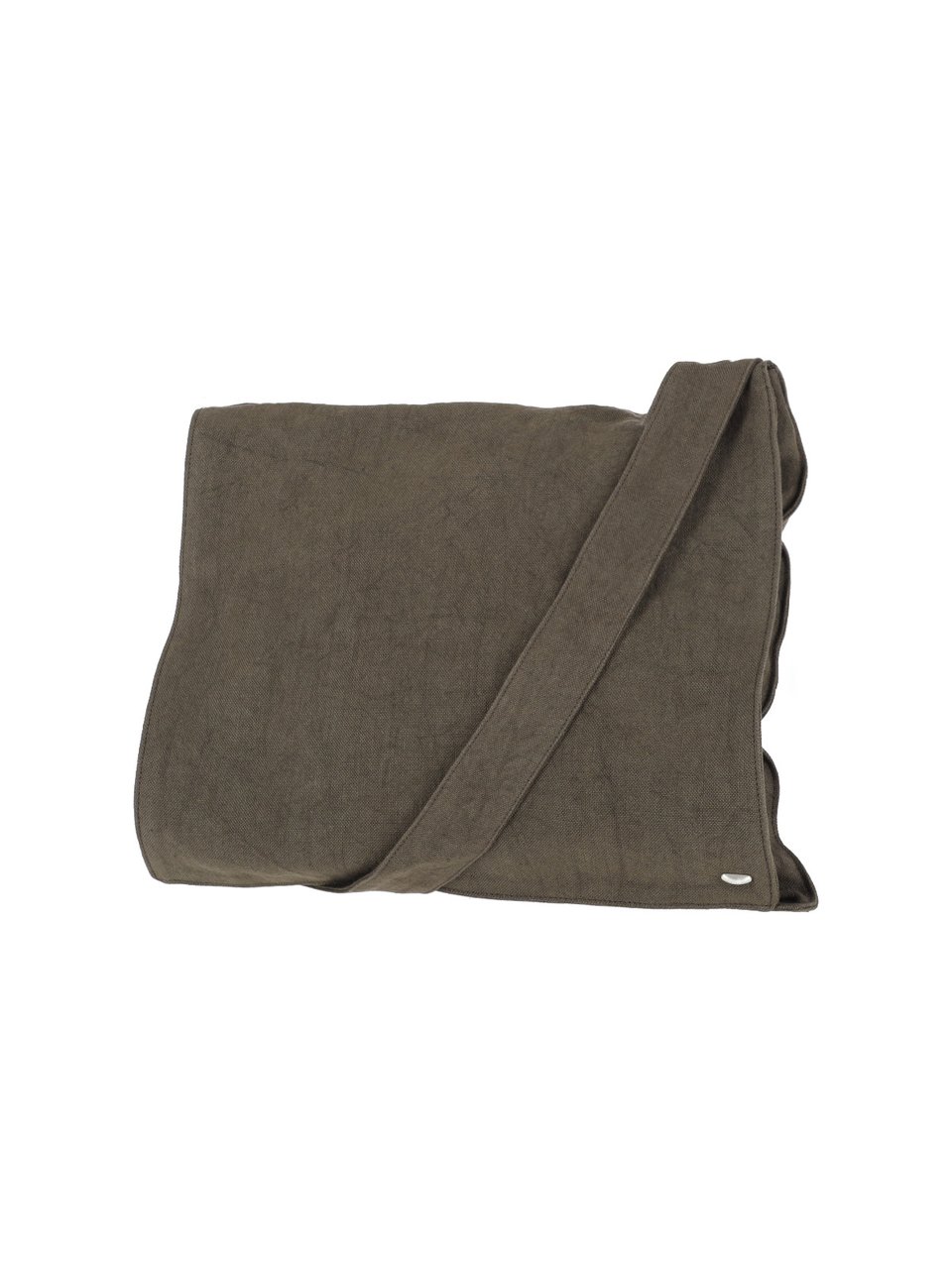 Our Legacy Brown Grande Slack Linen Shoulder Bag Bruin