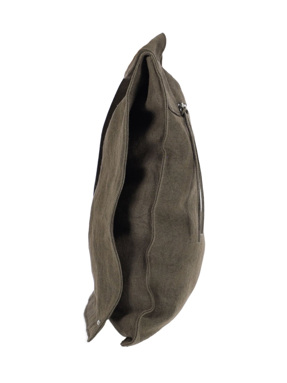 Our Legacy Brown Grande Slack Linen Shoulder Bag Bruin