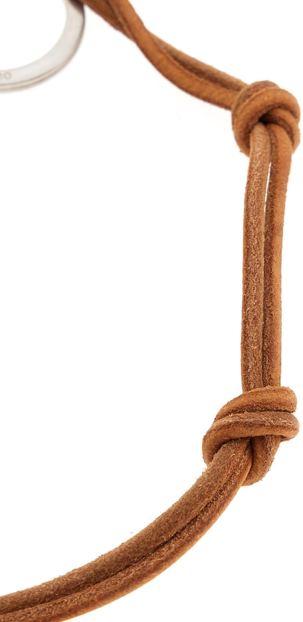 Our Legacy Our Legacy Chalk leather Ladon necklace Bruin