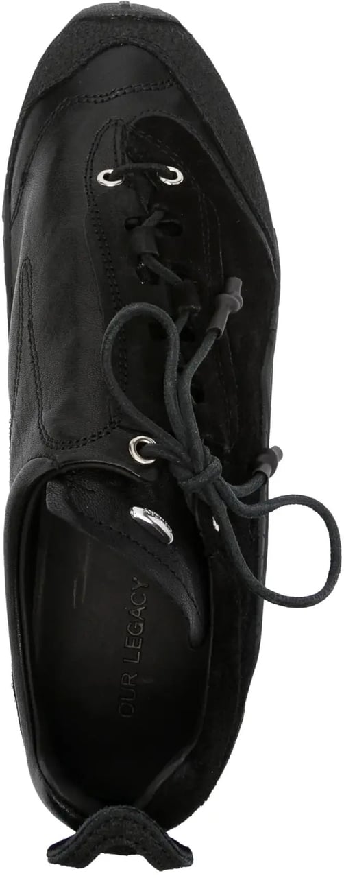 Our Legacy Gabe Stealth Black Leather Zwart