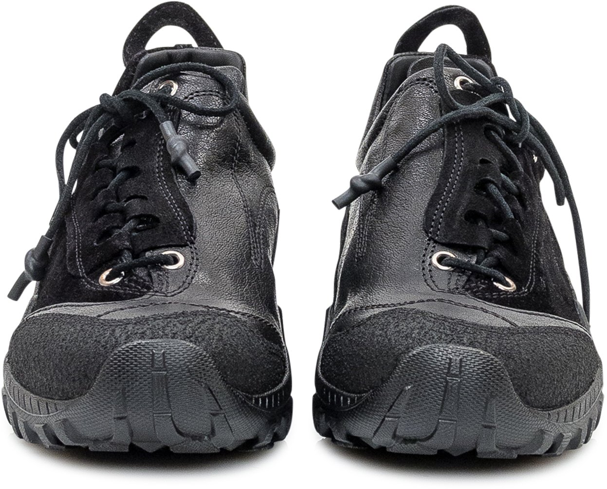 Our Legacy Our Legacy Sneakers in Pelle Scamosciata Nera con Suola Vibram Zwart