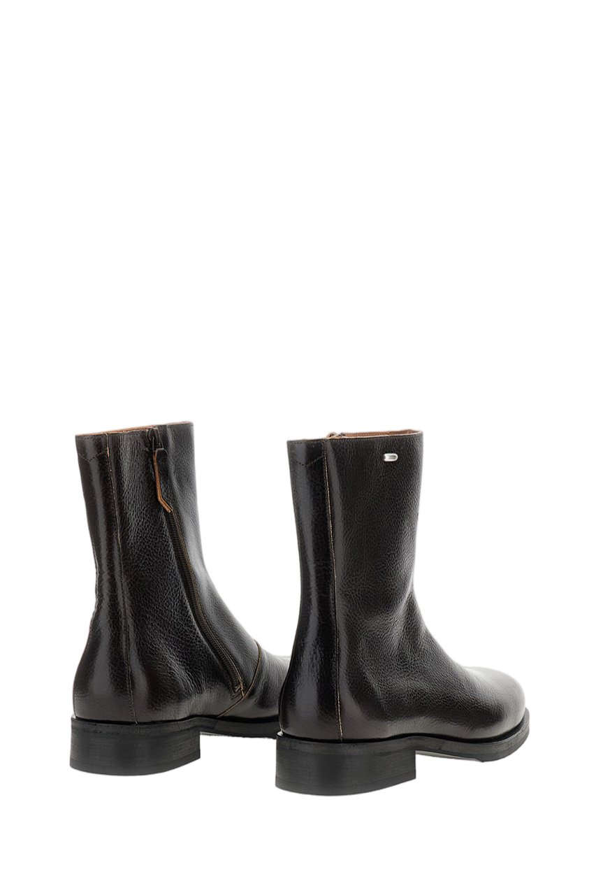 Our Legacy Dark Brown Leather Camion Boots Bruin