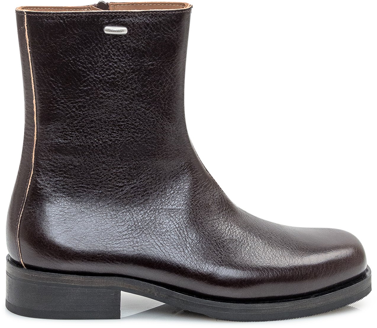 Our Legacy Our Legacy Stivaletti in Pelle Marrone con Suola Robusta Bruin