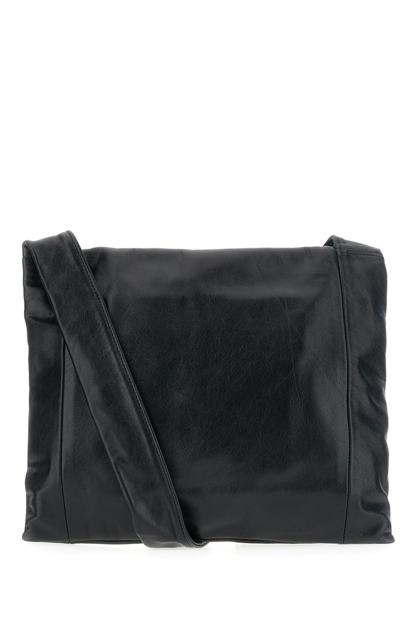 Our Legacy Our Legacy Black leather crossbody bag Zwart