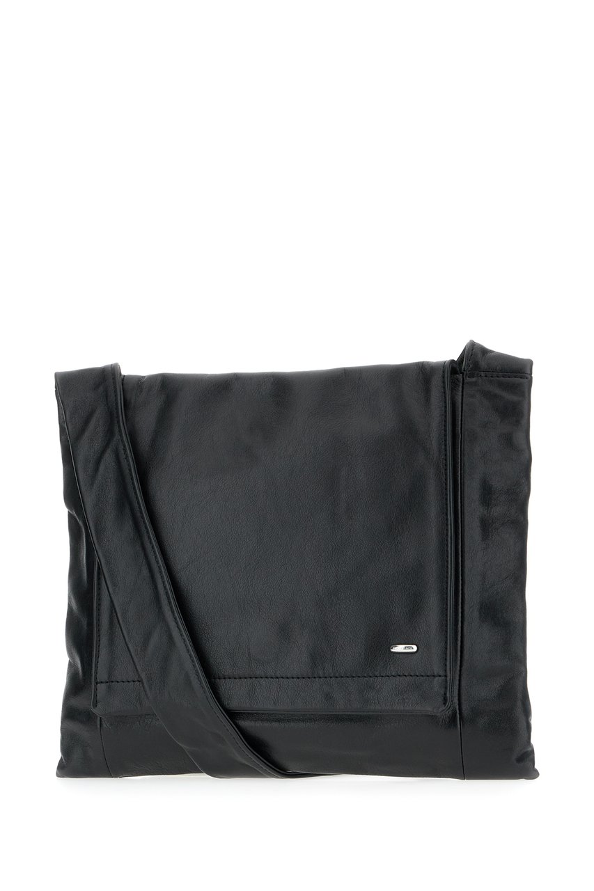 Our Legacy Our Legacy Black leather crossbody bag Zwart