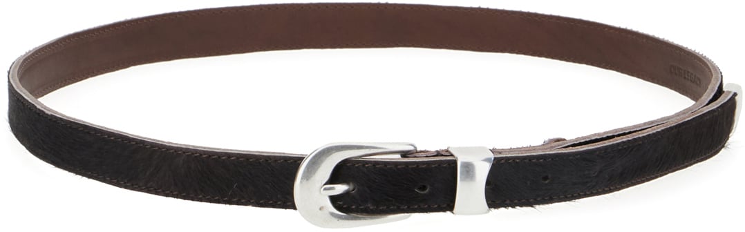Our Legacy Our Legacy Black leather belt Zwart