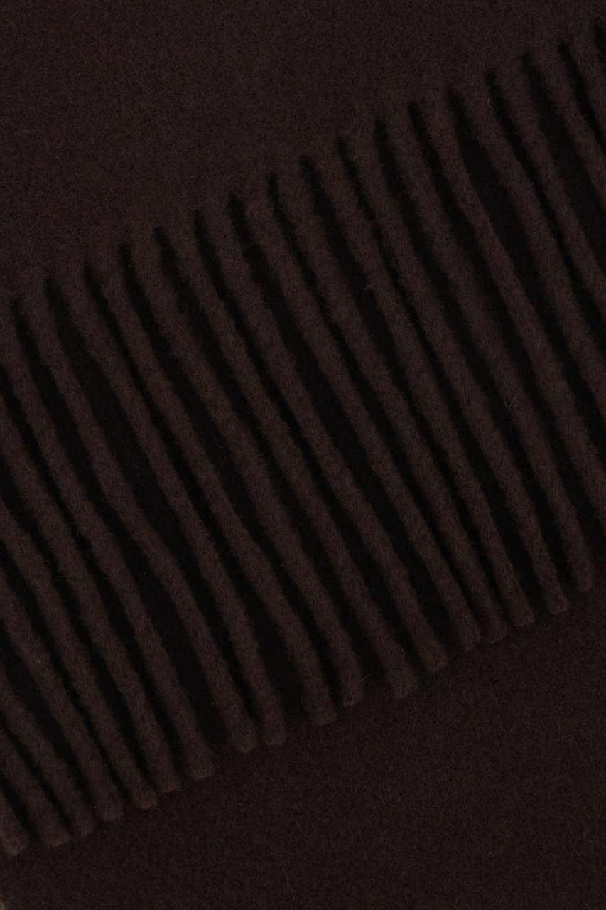 Our Legacy Our Legacy Dark brown wool scarf Bruin