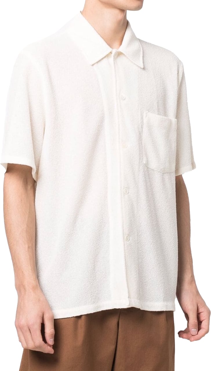 Our Legacy Box Shirt Short Sleeve White Wit