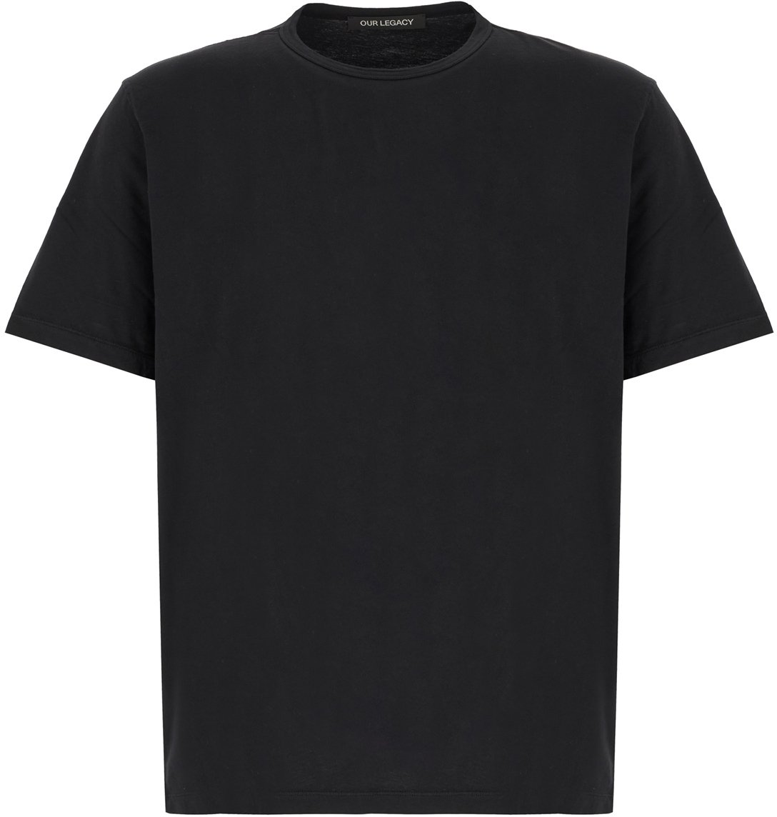 Our Legacy Our Legacy Black cotton t-shirt Zwart
