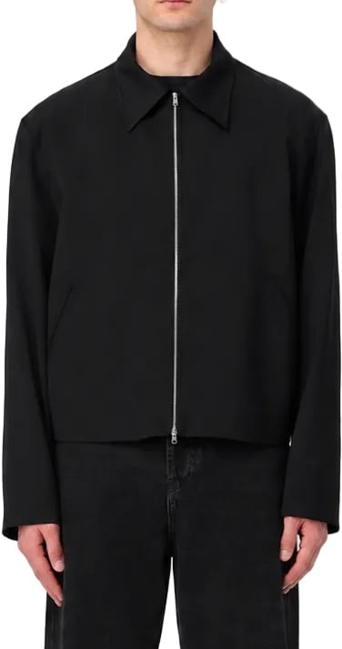 Our Legacy MINI JACKET BLACK WORSTED WOOL Divers