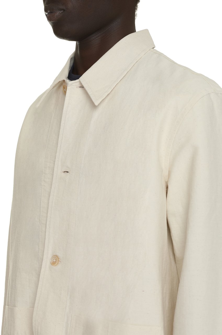 Our Legacy Haven Cotton overshirt Neutraal