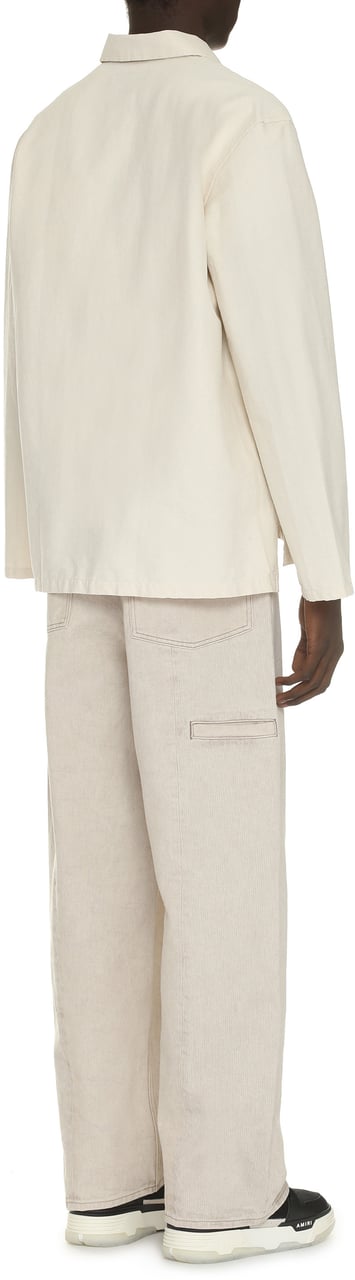 Our Legacy Haven Cotton overshirt Neutraal