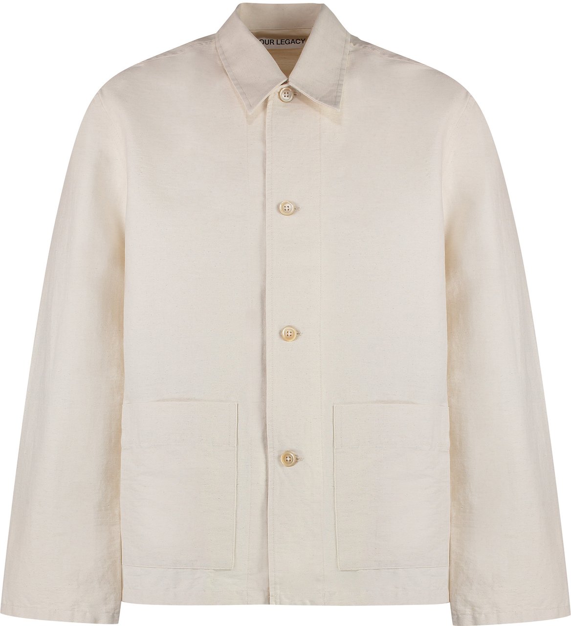 Our Legacy Haven Cotton overshirt Neutraal