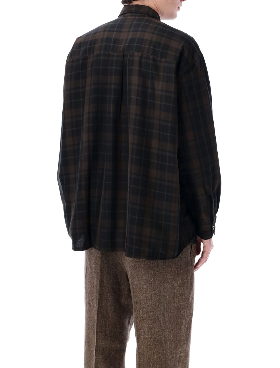 Our Legacy Borrowed Shirt Black Sheer Zwart