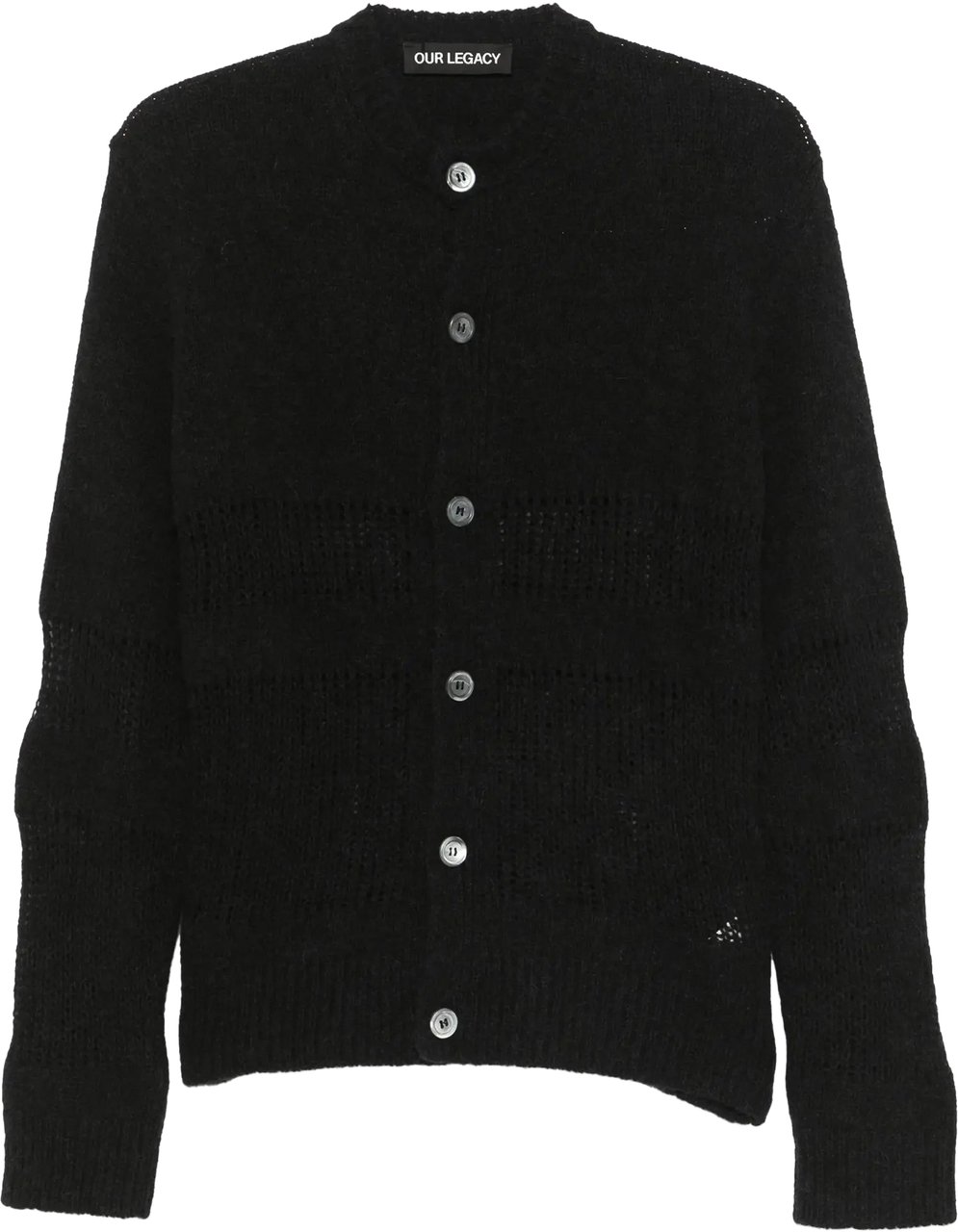 Our Legacy Opa Cardigan Licorice Zwart