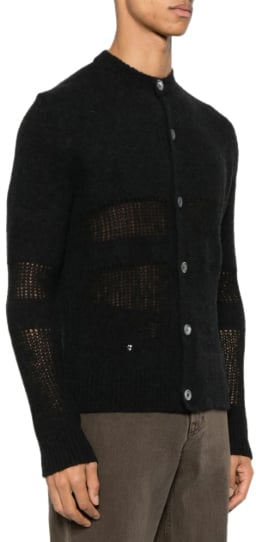 Our Legacy Opa Cardigan Licorice Zwart