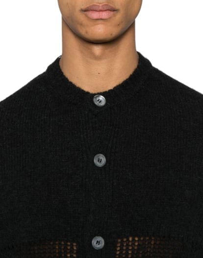 Our Legacy Opa Cardigan Licorice Zwart