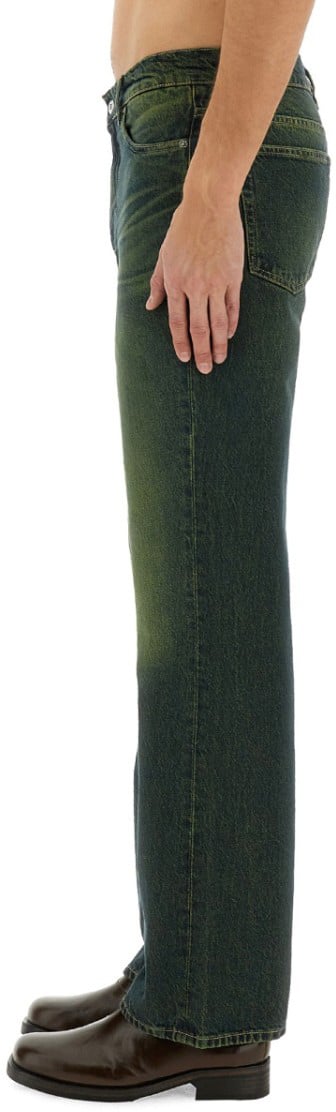Our Legacy Straight Leg Jeans With 70S Cut Groen