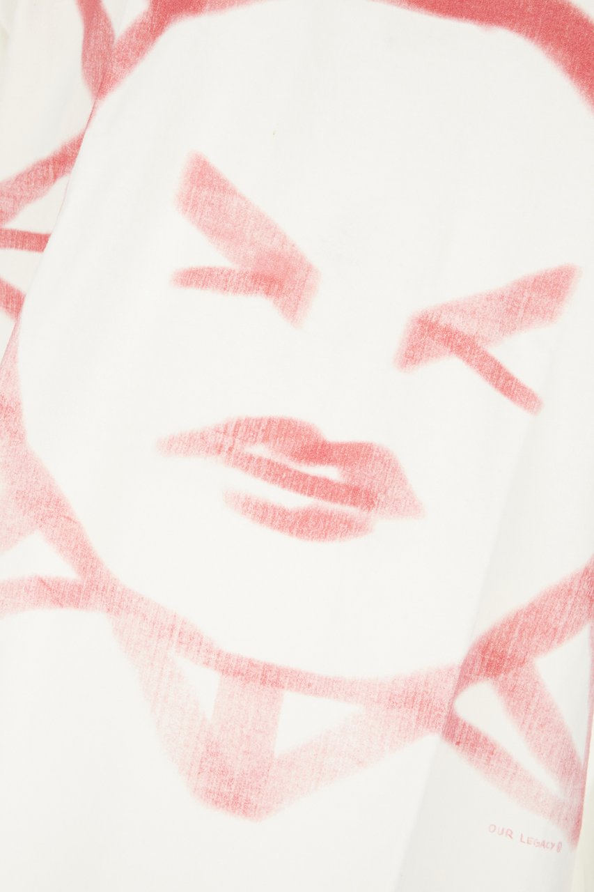 Our Legacy Our Legacy Ivory cotton t-shirt Neutraal