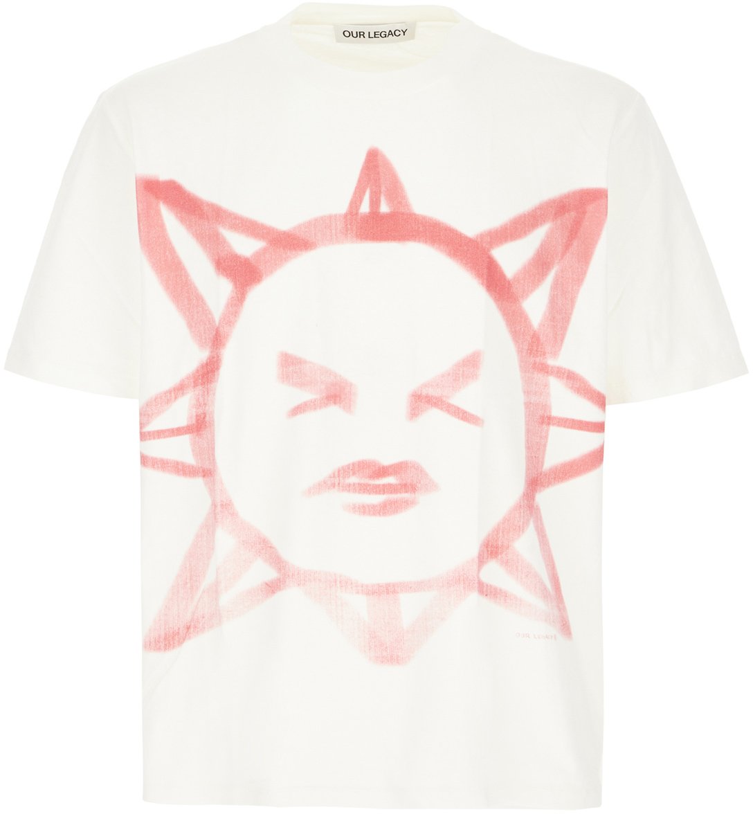 Our Legacy Our Legacy Ivory cotton t-shirt Neutraal