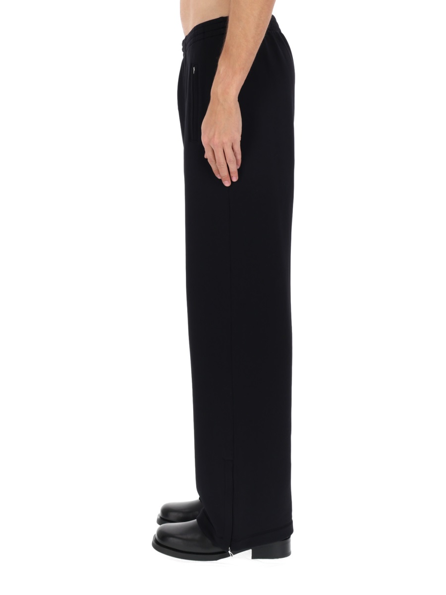 Our Legacy Wide-Leg Relaxed Fit Elastic Track Pants Zwart