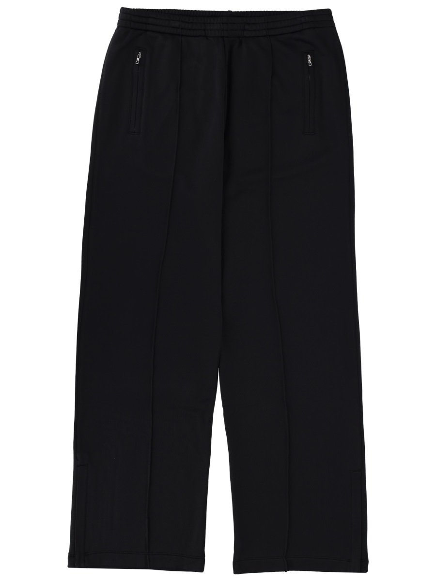 Our Legacy Wide-Leg Relaxed Fit Elastic Track Pants Zwart