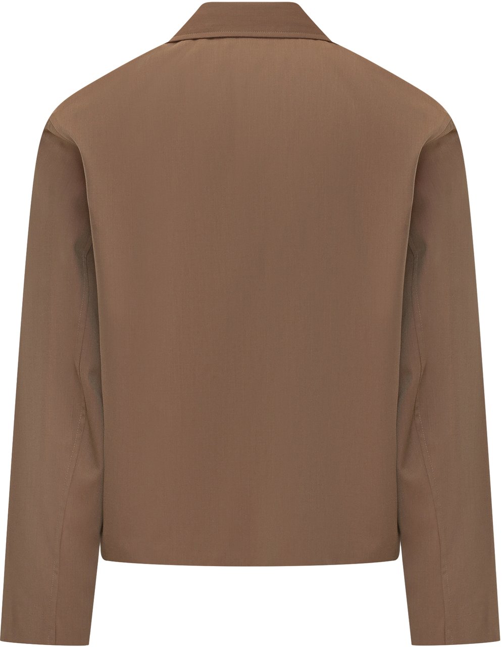 Our Legacy Mini Giacca con Zip e Colletto Taupe