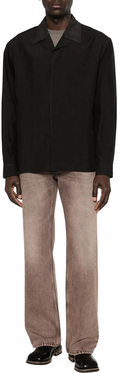 Our Legacy Pack Blazer Soot Black Techflax Zwart