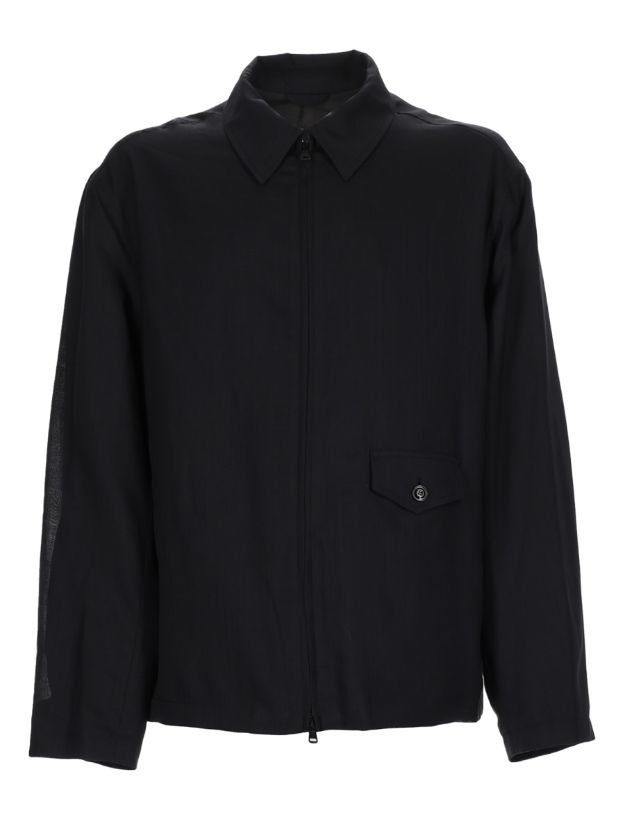 Our Legacy Evolved Merino Wool Zippered Jacket Zwart