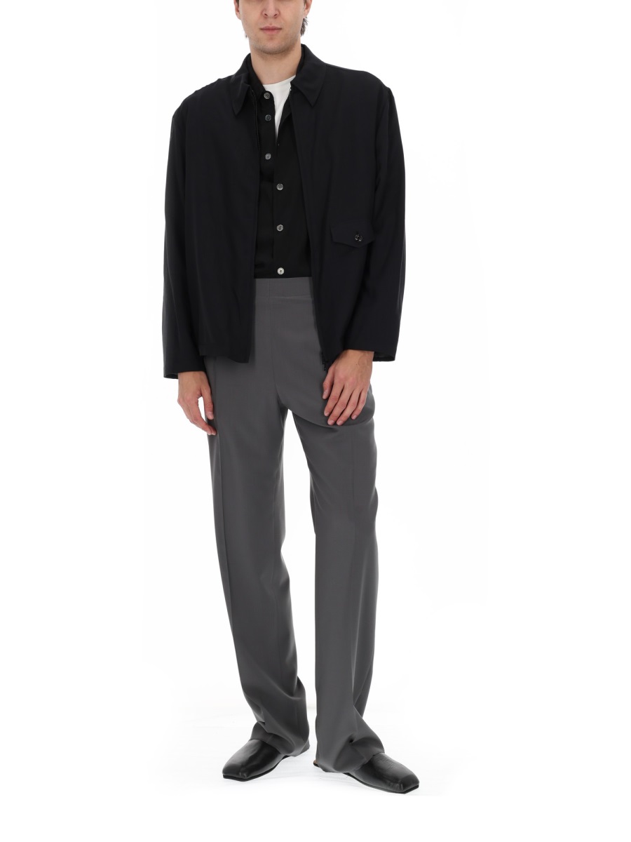 Our Legacy Evolved Merino Wool Zippered Jacket Zwart