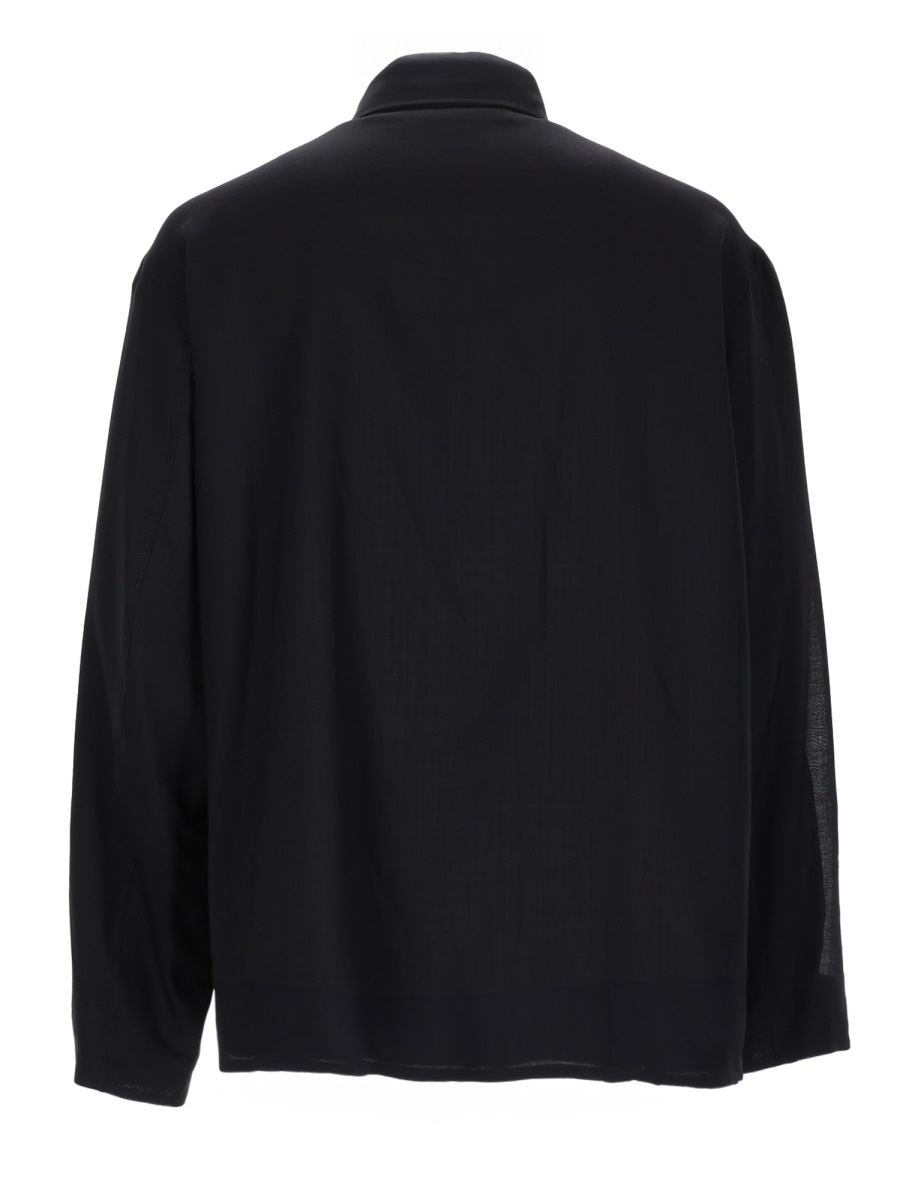 Our Legacy Evolved Merino Wool Zippered Jacket Zwart