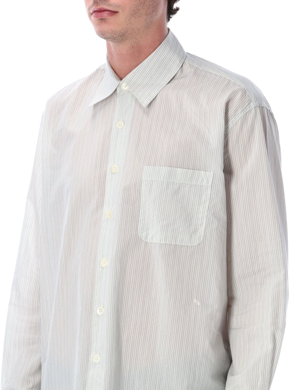 Our Legacy Above Shirt White Stripes Wit