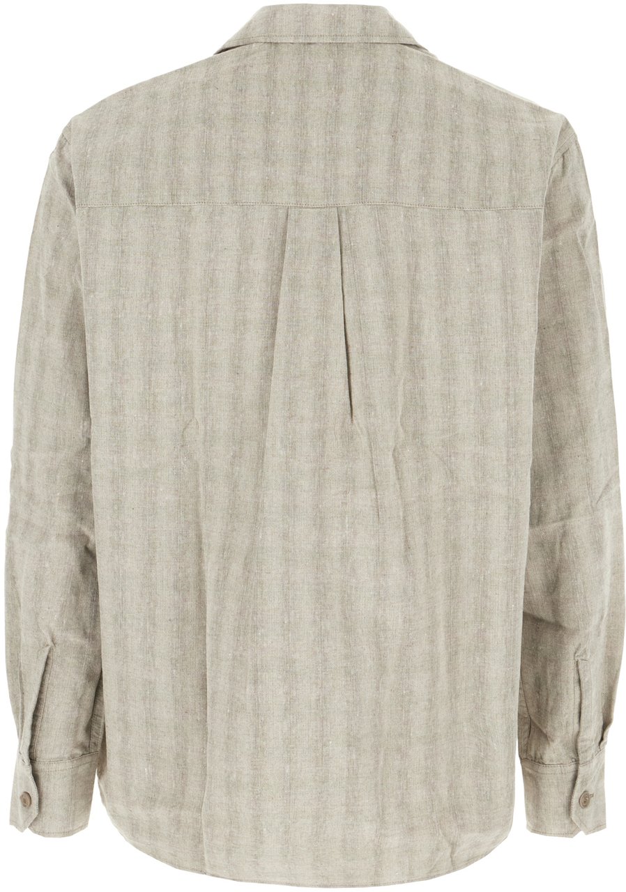 Our Legacy Our Legacy Embroidered linen shirt Divers