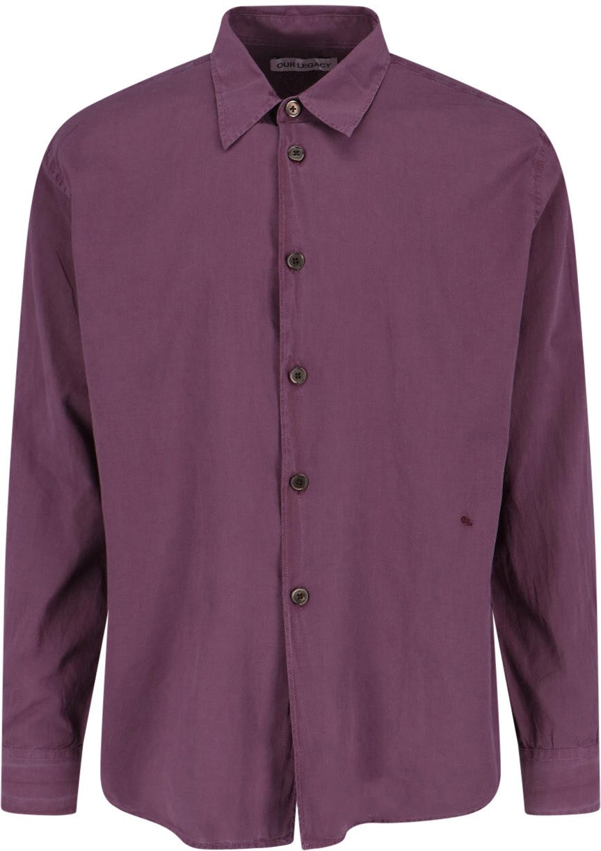 Our Legacy “Beyond” Button-Up Shirt – Purple Paars