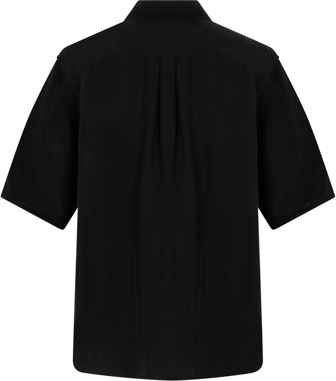 Our Legacy Short-sleeved shirt in cupro Zwart