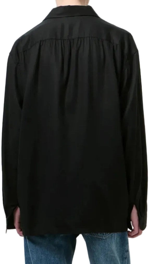 Our Legacy EVERY SHIRT DRAPING BLACK LYOCELL Divers