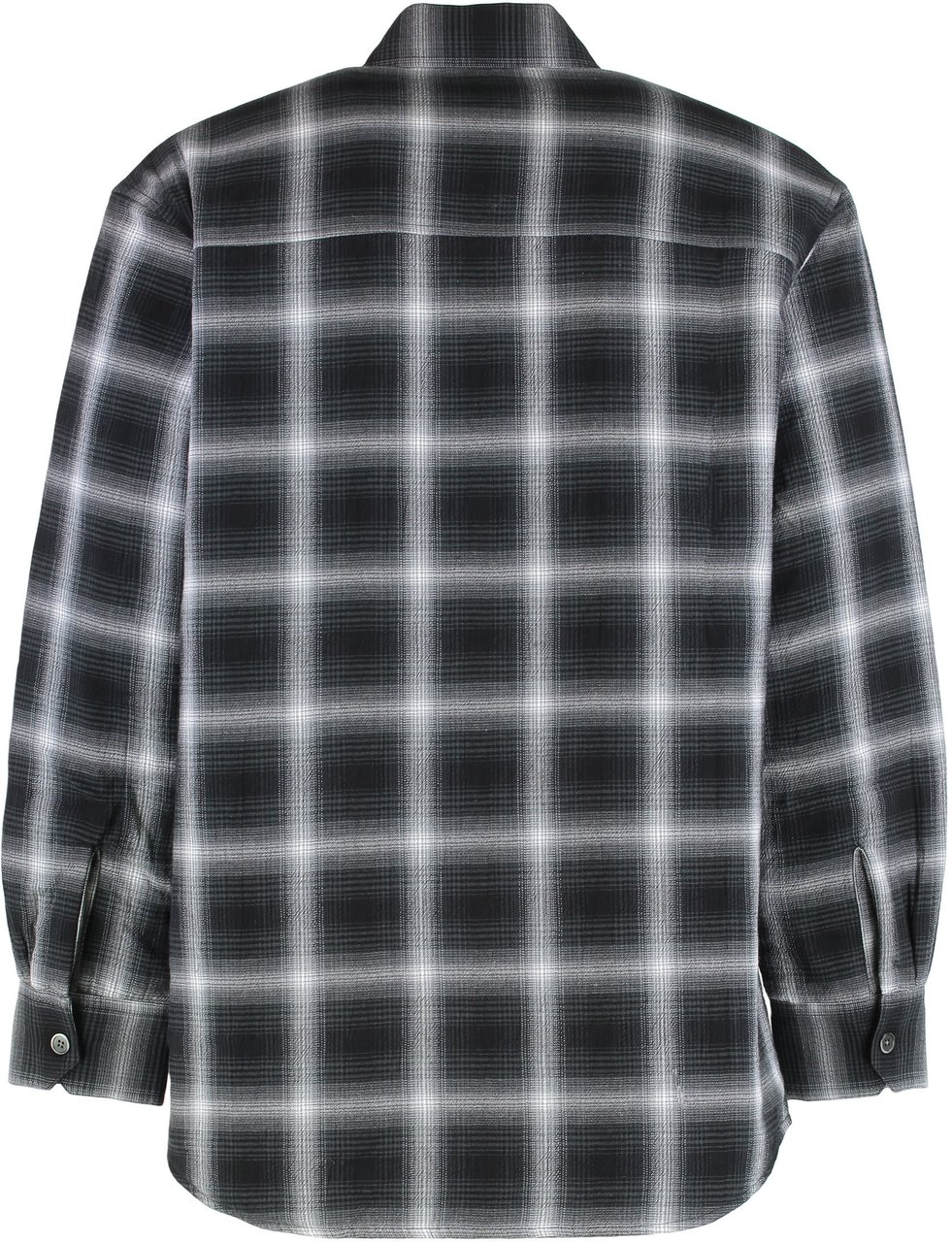 Our Legacy Check cotton shirt Zwart
