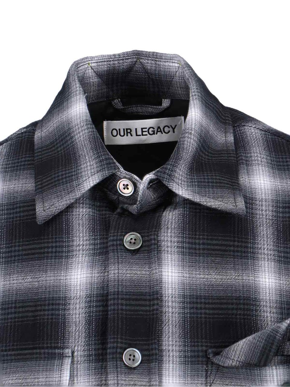 Our Legacy "Moss" Checked Shirt In Multi-Colour Cotton Divers