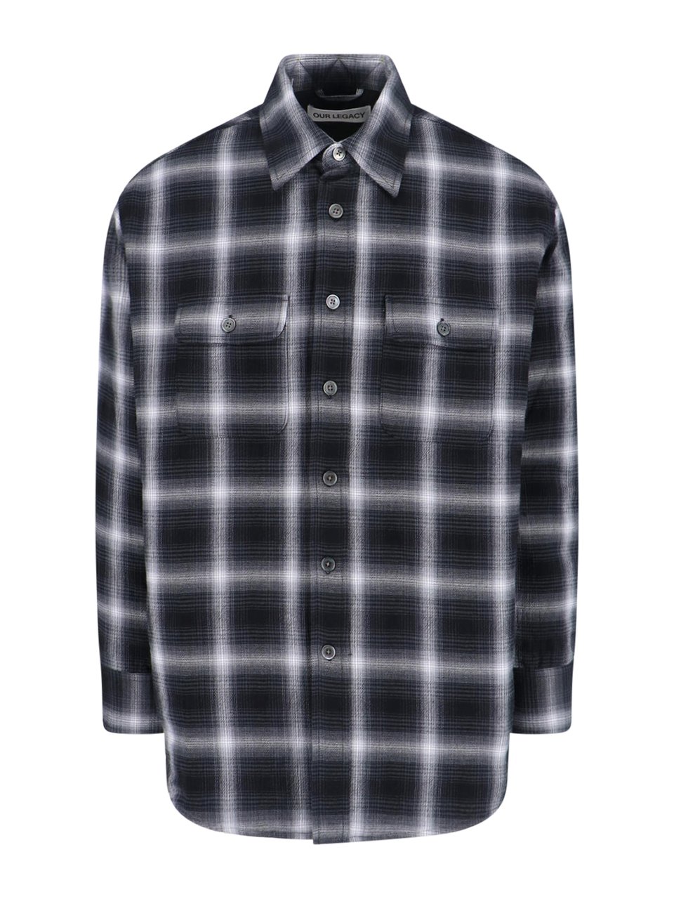 Our Legacy "Moss" Checked Shirt In Multi-Colour Cotton Divers
