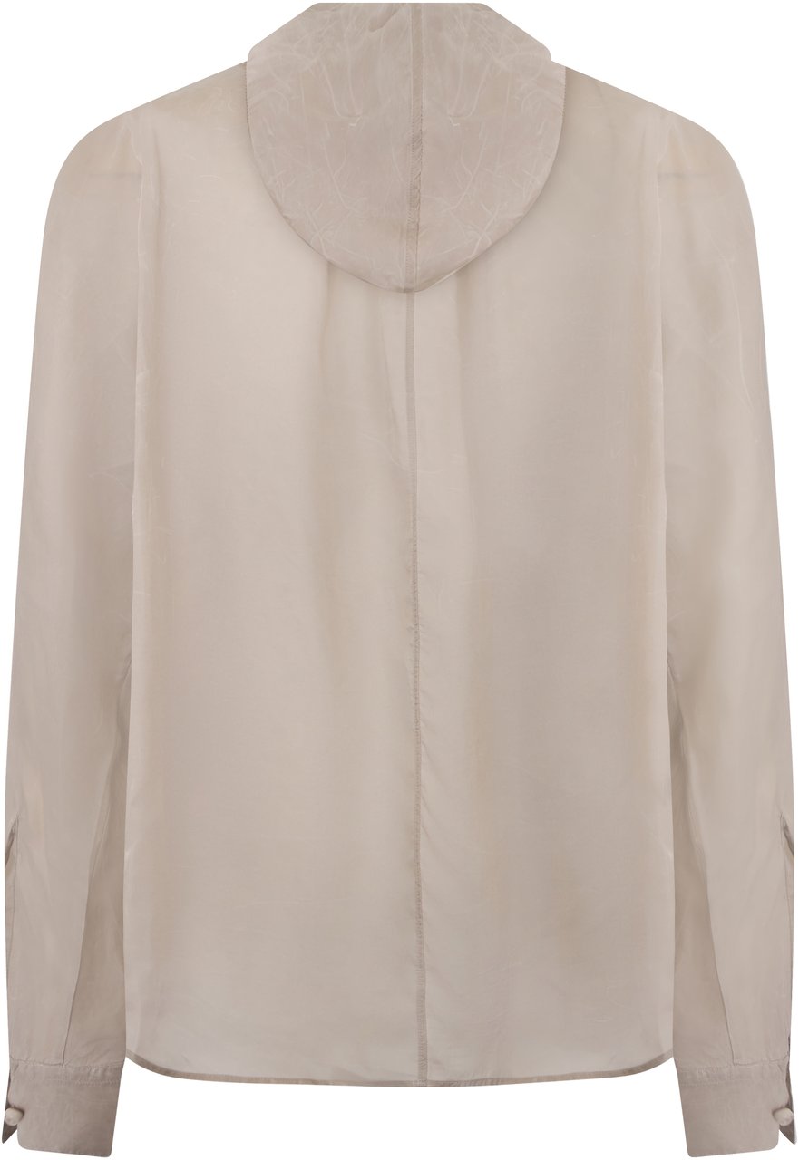 Our Legacy Ghost Gray Wax Shirt Beige