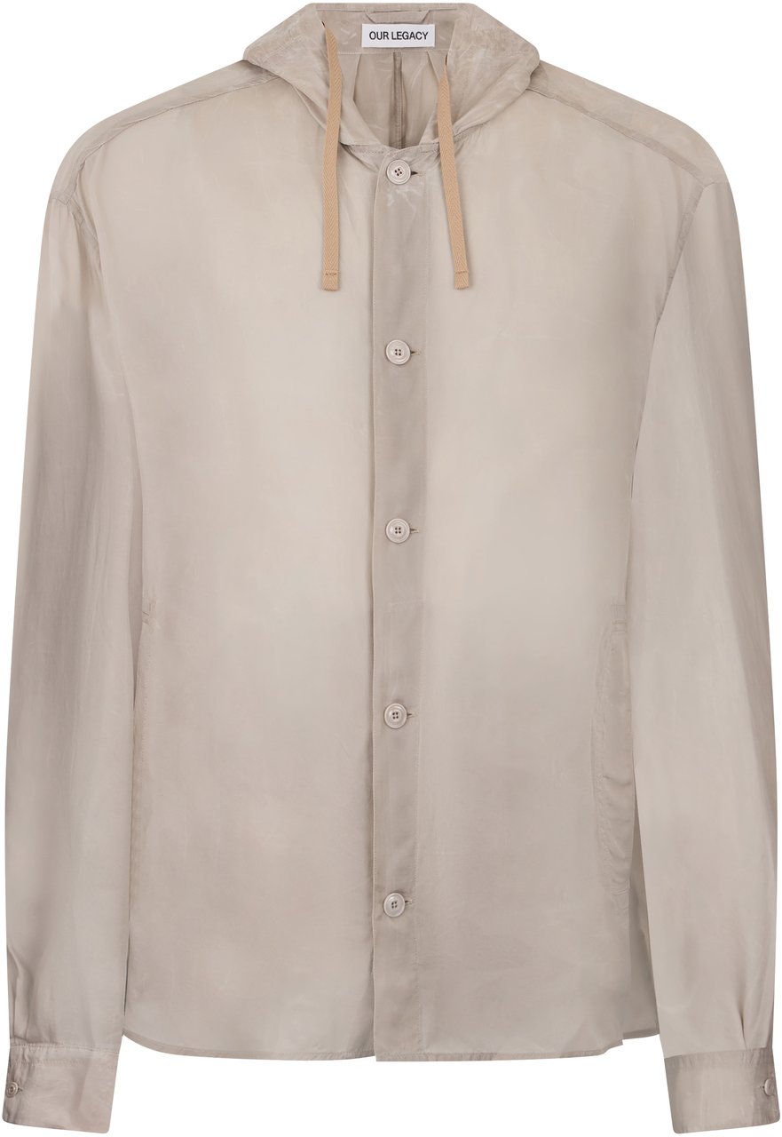 Our Legacy Ghost Gray Wax Shirt Beige