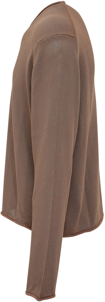 Our Legacy Maglia Rigid Popover con Girocollo Taupe